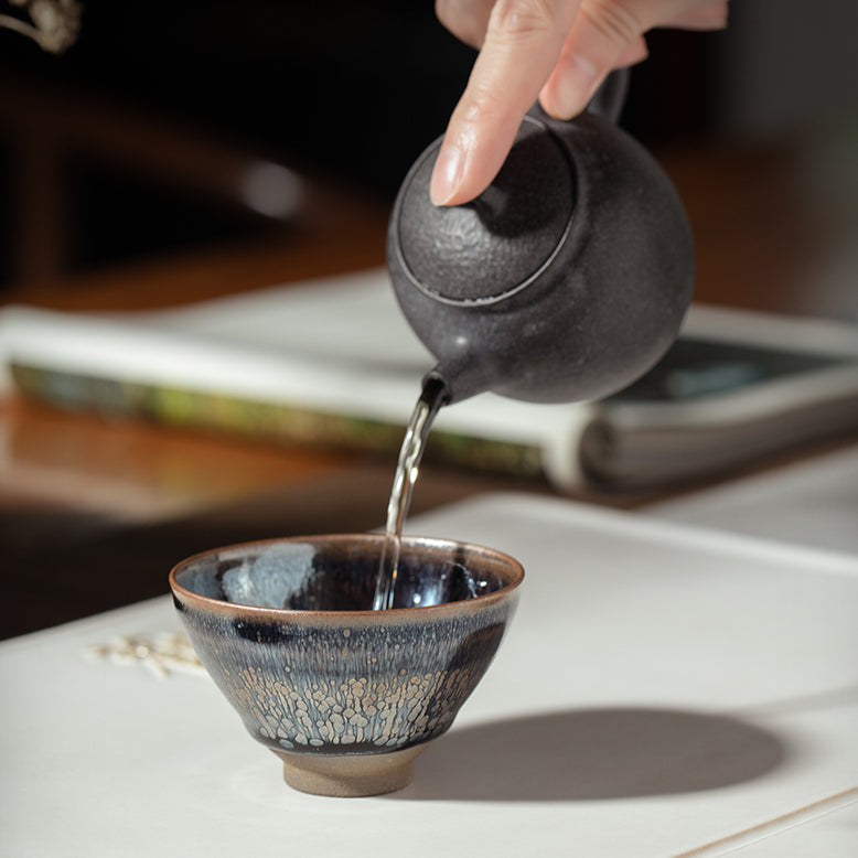 Wanqiantang Nanping Jianzhan Blue Oil Drop Jianzhan Master Cup Oil Drop Official Flagship Store Genuine Jianzhan Single Cup