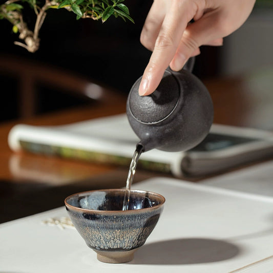 Wanqiantang Nanping Jianzhan Blue Oil Drop Jianzhan Master Cup Oil Drop Official Flagship Store Genuine Jianzhan Single Cup